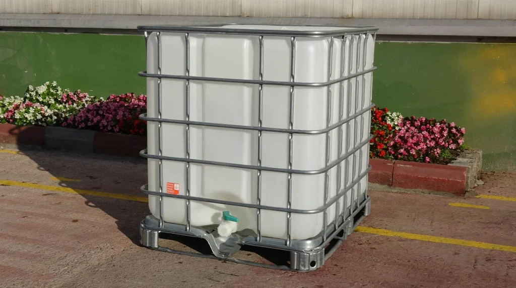 re-bottle IBC tank